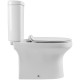 Напольный унитаз Agger AT04000 белый, микролифт, овальный, 39x67 см