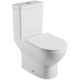 Напольный унитаз Agger AT03000 белый, микролифт, овальный, 36x66 см