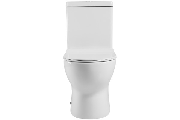 Напольный унитаз Agger AT03000 белый, микролифт, овальный, 36x66 см