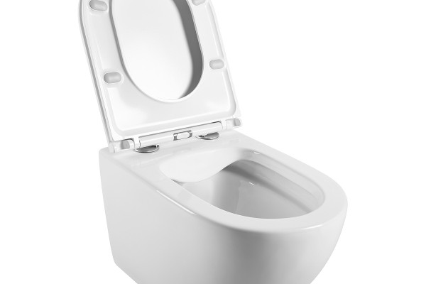 Подвесной унитаз Agger AT03100 белый, микролифт, овальный, 36x51.5 см