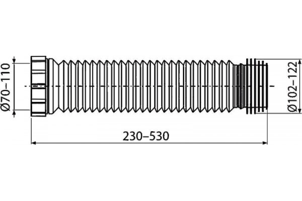 Гофра AlcaPlast A97SN