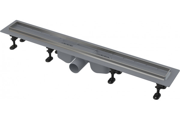 Душевой лоток AlcaPlast APZ22 Optimal 95 см серый, в пол около стены