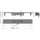Душевой лоток AlcaPlast APZ22 Optimal 95 см серый, в пол около стены