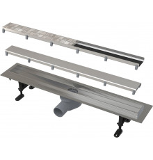 Душевой лоток AlcaPlast Double APZ13 75 см хром, в пол около стены