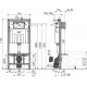 Система инсталляции для унитазов AlcaPlast Sadromodul AM101/1120-001 51x20x117 см