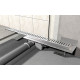 Душевой лоток AlcaPlast APZ1S-750 с опорами, в пол около стены, выпуск боковой