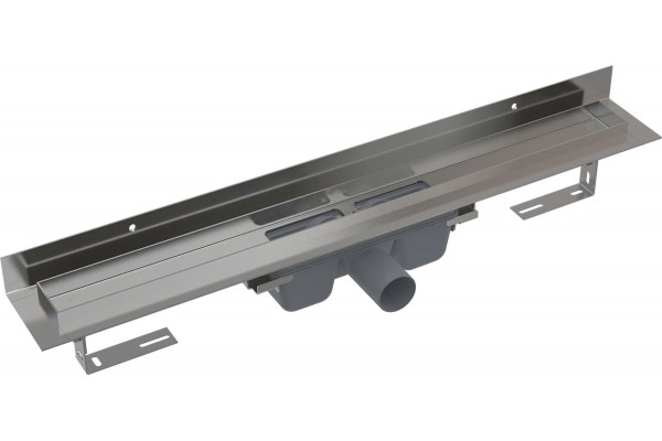 Душевой лоток AlcaPlast APZ16-950 без решетки к стене, выпуск боковой