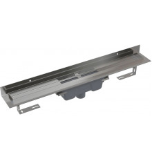 Душевой лоток AlcaPlast APZ1016-1150 без решетки к стене, выпуск прямой