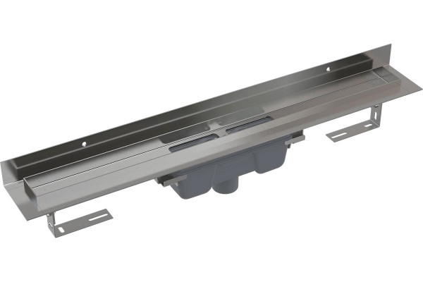 Душевой лоток AlcaPlast APZ1016-1150 без решетки к стене, выпуск прямой