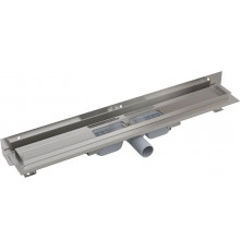 Душевой лоток AlcaPlast APZ104-1050 без решетки к стене, выпуск боковой