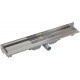 Душевой лоток AlcaPlast APZ104-1050 без решетки к стене, выпуск боковой