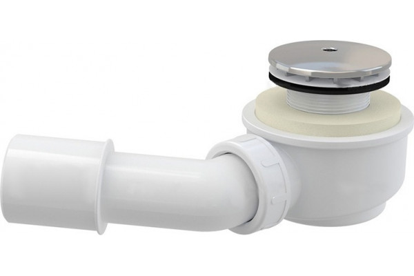 Сифон для поддона AlcaPlast AG210252150 (A471CR-50) хром, выпуск боковой
