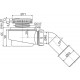 Сифон для поддона AlcaPlast AG210252150 (A471CR-50) хром, выпуск боковой