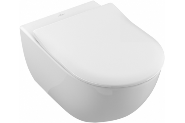 Комплект 3 в 1 инсталляция AlcaPlast + Унитаз подвесной Villeroy & Boch Subway 2.0 5614R201 + кнопка хром в современном стиле