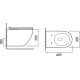 Комплект 3 в 1 инсталляция AlcaPlast + Унитаз подвесной Vincea Globo VT1-14SMG + кнопка хром в современном стиле