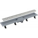 Душевой лоток AlcaPlast AG100401650  (APZ10-650M) с решеткой и опорами, в пол около стены, выпуск боковой