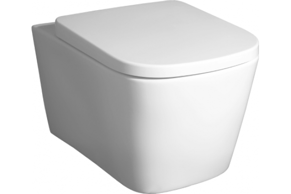 Комплект 3 в 1 инсталляция AlcaPlast + Унитаз подвесной BelBagno Albano BB120CHR + кнопка белая  в стиле hi-tech