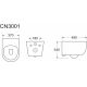 Комплект 3 в 1 инсталляция AlcaPlast + Унитаз подвесной Ceramica Nova Play CN3001 + кнопка хром в современном стиле