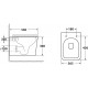 Комплект 3 в 1 инсталляция AlcaPlast + Унитаз подвесной Owl 1975 Ruta-H OWLT190404 + кнопка хром в современном стиле