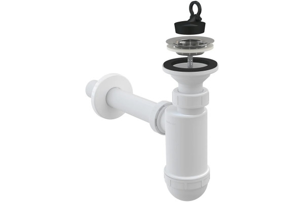 Сифон для раковины AlcaPlast A410 (AG210512432) хром