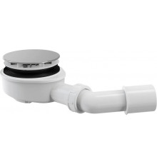 Сифон для поддона AlcaPlast AG210272100 (A491CR) хром, выпуск с уклоном