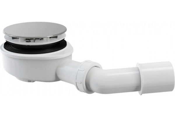 Сифон для поддона AlcaPlast AG210272100 (A491CR) хром, выпуск с уклоном