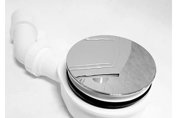 Сифон для поддона AlcaPlast AG210272100 (A491CR) хром, выпуск с уклоном