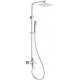 Душевая стойка Allen Brau Infinity 5.21012-00 хром штанга 133 см, шланг пластиковый 150 см