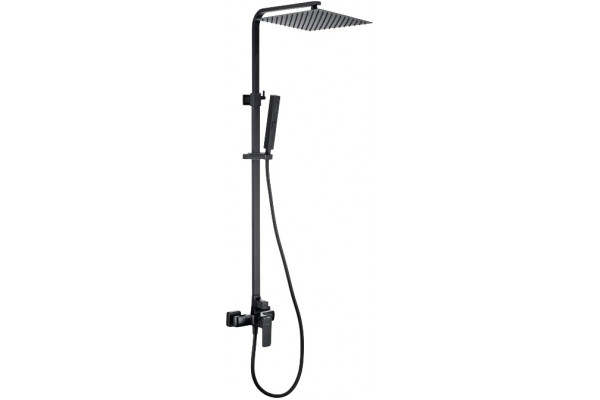 Душевая стойка Allen Brau Infinity 5.21012-31 чёрный матовый цвет черный, штанга 133 см