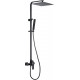 Душевая стойка Allen Brau Infinity 5.21012-31 чёрный матовый цвет черный, штанга 133 см