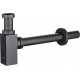 Сифон для раковины Allen Brau Infinity Square 5.21027-31 чёрный матовый черный, выпуск боковой