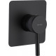 Смеситель Allen Brau Priority X1 5.31012-31 С ВНУТРЕННЕЙ ЧАСТЬЮ, для душа, чёрный матовый, однорычажный, черный