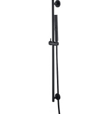 Душевой гарнитур Allen Brau Priority 5.31010-31 чёрный матовый цвет черный, штанга 85.8 см