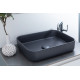 Раковина Allen Brau Fantasy Quad 50x36, серая, прямоугольная, цвет серый
