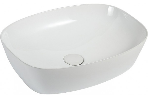 Раковина Allen Brau Priority 50x38, белая, овальная, цвет белый