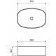 Раковина Allen Brau Priority 50x38, белая, овальная, цвет белый