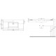 Раковина Allen Brau Fantasy Flat 102x47, с переливом, белая, прямоугольная, цвет белый