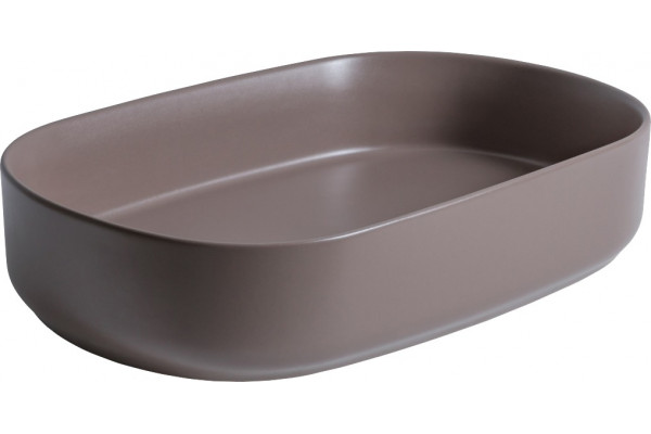 Раковина Allen Brau Fantasy Oval 55x36, коричневая, овальная, цвет коричневый