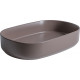 Раковина Allen Brau Fantasy Oval 55x36, коричневая, овальная, цвет коричневый