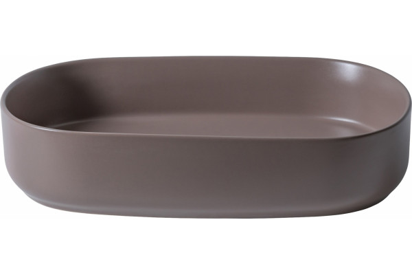 Раковина Allen Brau Fantasy Oval 55x36, коричневая, овальная, цвет коричневый