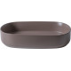 Раковина Allen Brau Fantasy Oval 55x36, коричневая, овальная, цвет коричневый