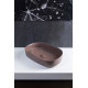 Раковина Allen Brau Fantasy Oval 55x36, коричневая, овальная, цвет коричневый