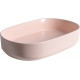 Раковина Allen Brau Fantasy Oval 55x36, розовая, овальная, цвет розовый