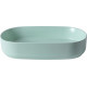 Раковина Allen Brau Fantasy Oval 55x36, мятная, овальная, цвет зеленый