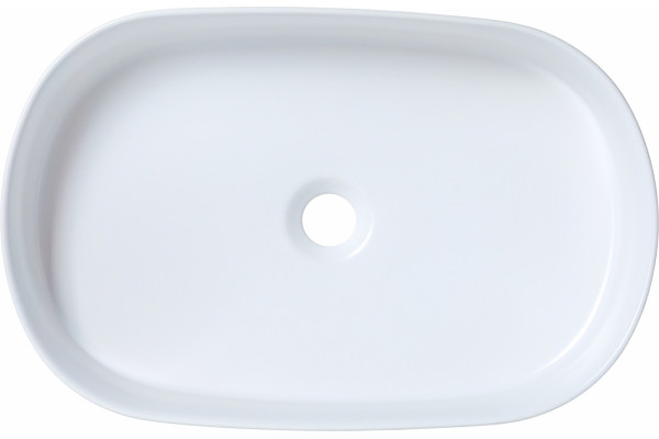 Раковина Allen Brau Fantasy Oval 55x36, белая матовая, овальная, цвет белый