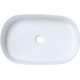 Раковина Allen Brau Fantasy Oval 55x36, белая матовая, овальная, цвет белый