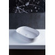 Раковина Allen Brau Fantasy Oval 55x36, белая матовая, овальная, цвет белый