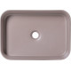 Раковина Allen Brau Fantasy Quad 50x36, коричневая, прямоугольная, цвет коричневый