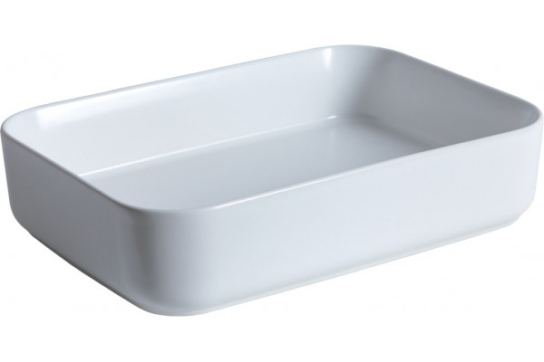 Раковина Allen Brau Fantasy Quad 50x36, белая матовая, прямоугольная, цвет белый