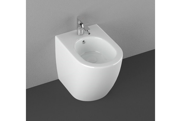 Биде напольное Allen Brau Reality 4.32005.20 белое цвет белый, овальное, 36.5x52 см